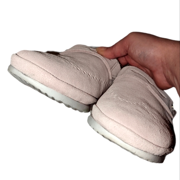 Mens UGG Pink Cali Penny Loafers Slip On Suede Leather Shoes 7 - Picture 3 of 12